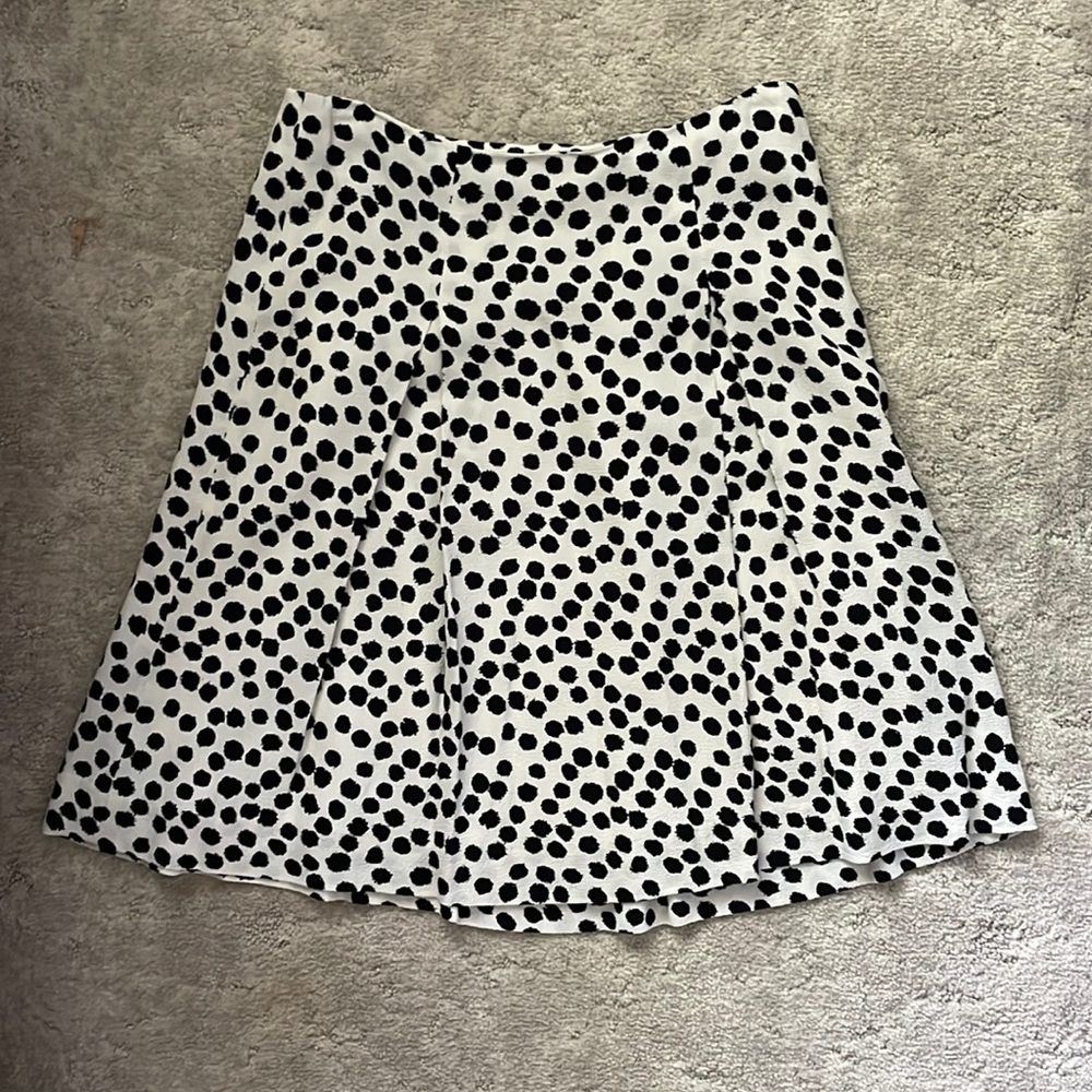 Dalmatian print aline skirt | Ann Taylor